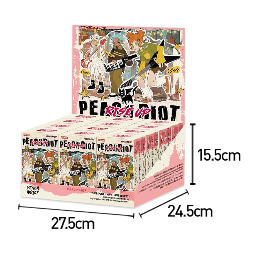 Amazon.co.jp: POP MART Peach Riot Rise Up Series (1 Piece